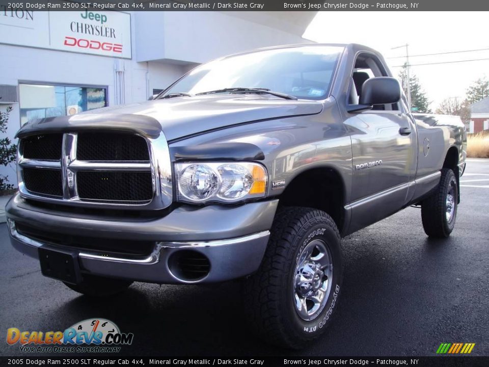 2005 Dodge Ram 2500 SLT Regular Cab 4x4 Mineral Gray Metallic / Dark Slate Gray Photo #3