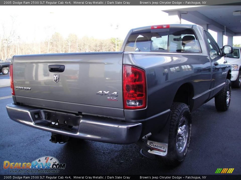 2005 Dodge Ram 2500 SLT Regular Cab 4x4 Mineral Gray Metallic / Dark Slate Gray Photo #6