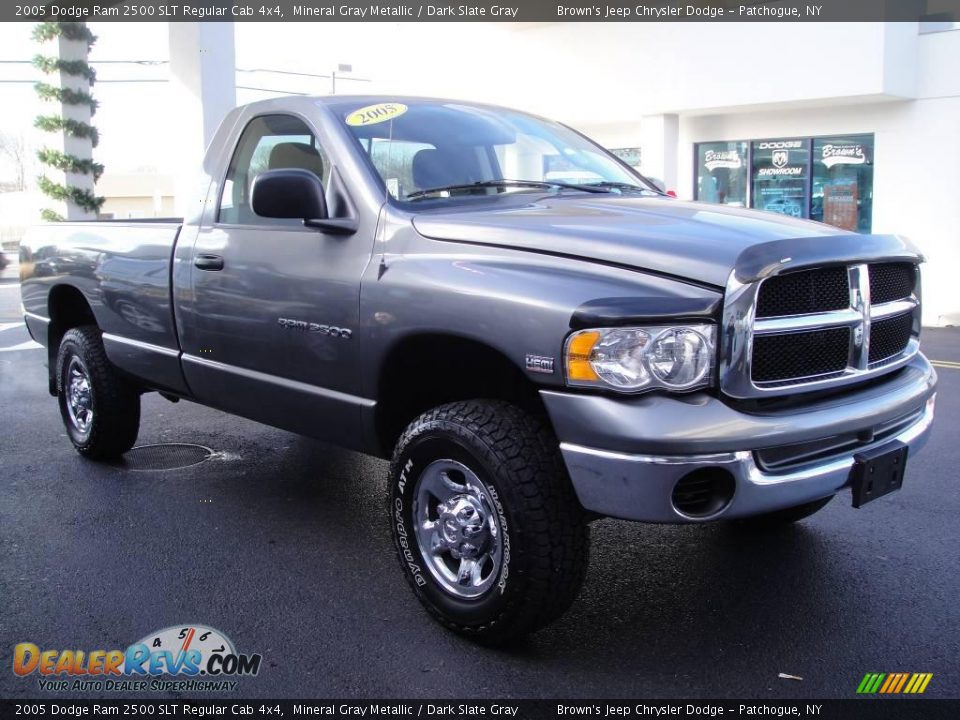 2005 Dodge Ram 2500 SLT Regular Cab 4x4 Mineral Gray Metallic / Dark Slate Gray Photo #7