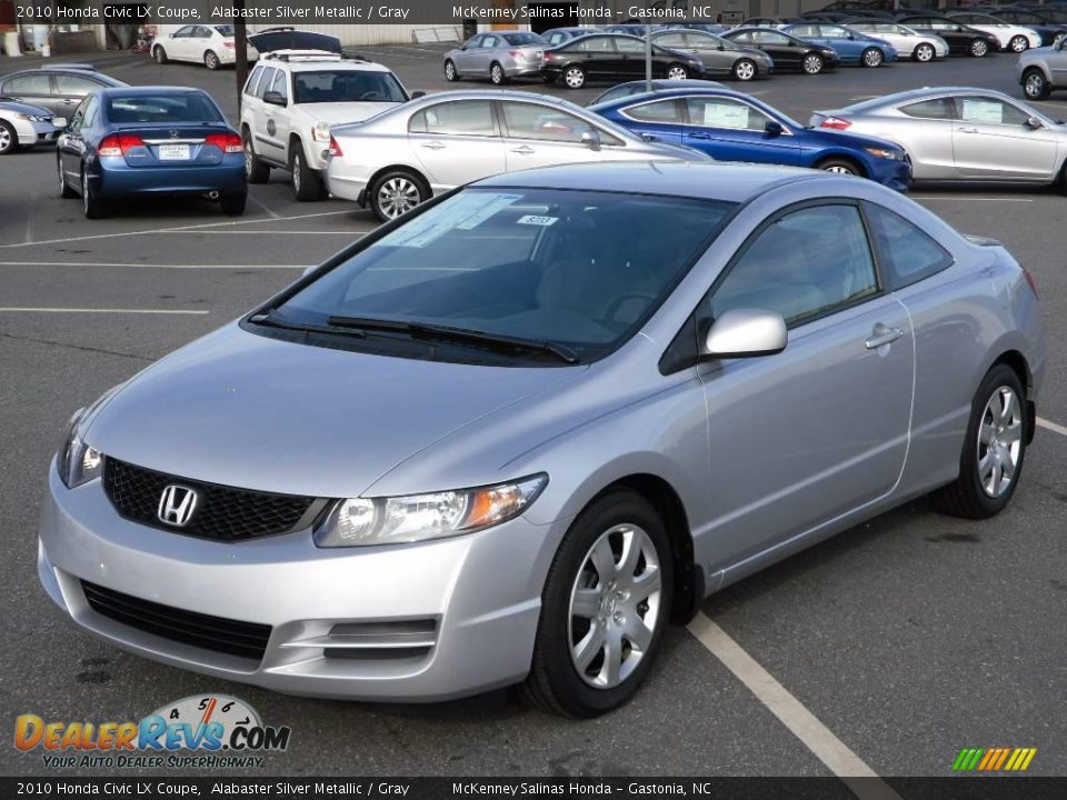 Front 3/4 View of 2010 Honda Civic LX Coupe Photo #1