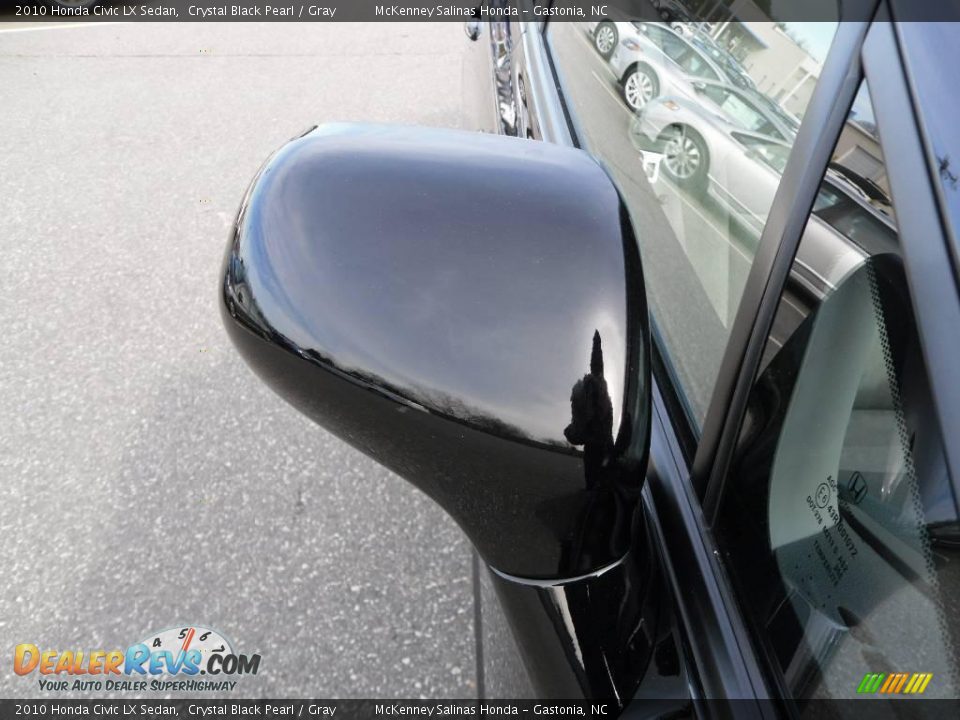 2010 Honda Civic LX Sedan Crystal Black Pearl / Gray Photo #20