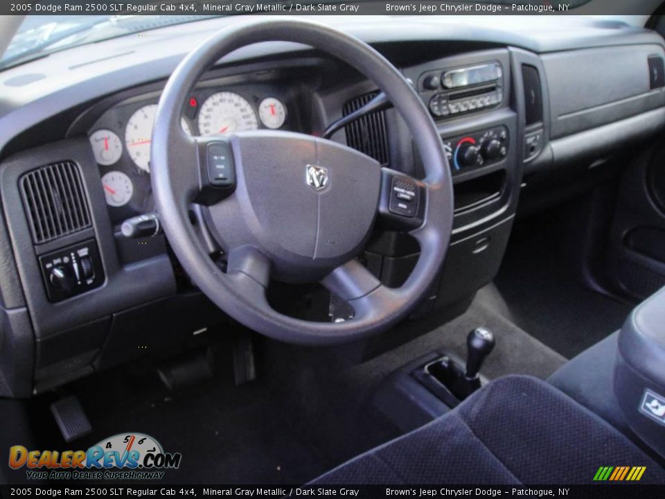 2005 Dodge Ram 2500 SLT Regular Cab 4x4 Mineral Gray Metallic / Dark Slate Gray Photo #12