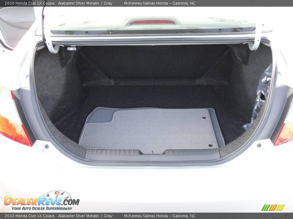 2010 Honda Civic LX Coupe Alabaster Silver Metallic / Gray Photo #13
