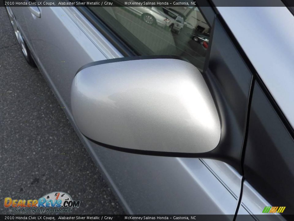 2010 Honda Civic LX Coupe Alabaster Silver Metallic / Gray Photo #20