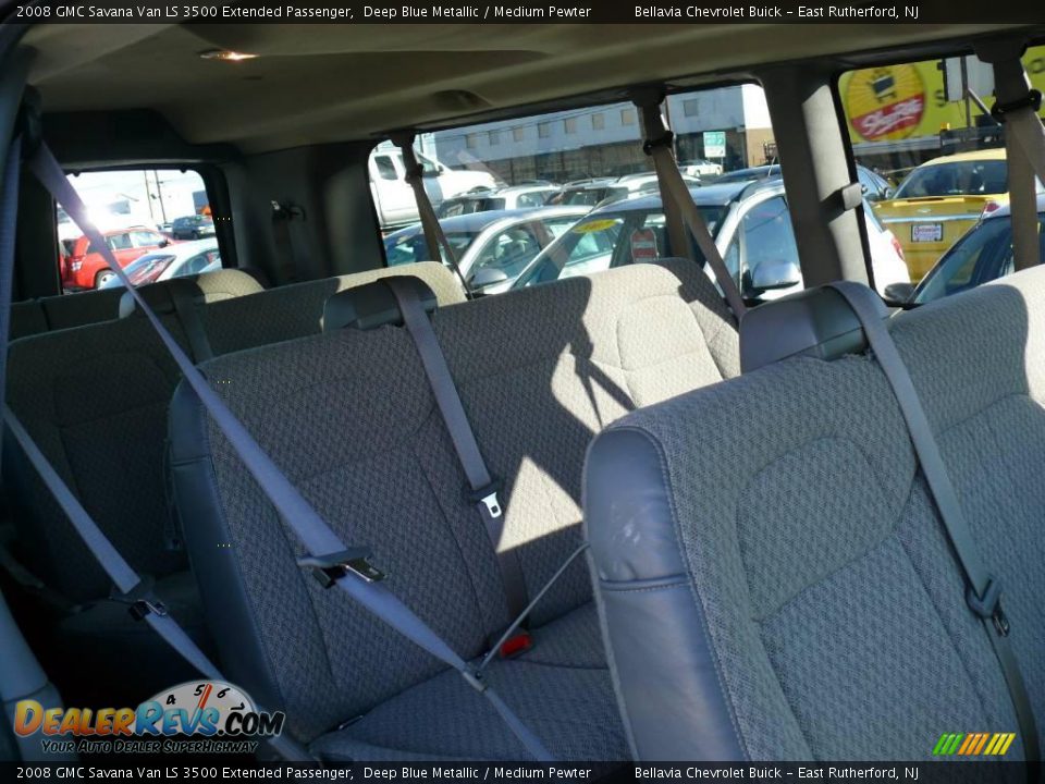 2008 GMC Savana Van LS 3500 Extended Passenger Deep Blue Metallic / Medium Pewter Photo #13