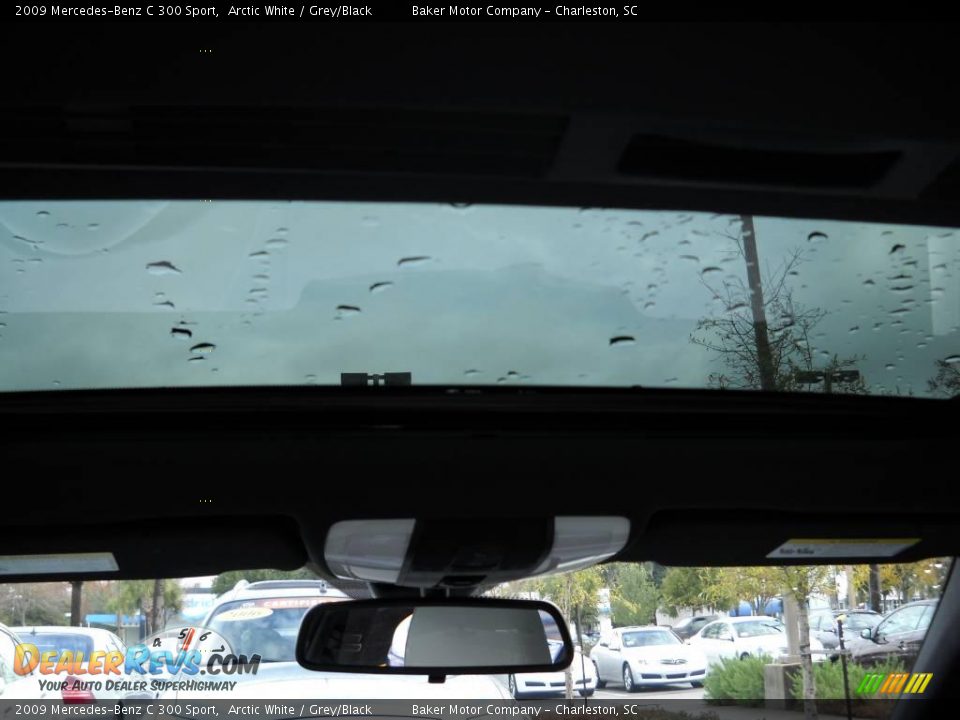 2009 Mercedes-Benz C 300 Sport Arctic White / Grey/Black Photo #4