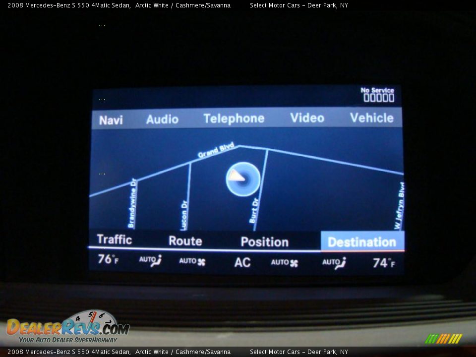 2008 Mercedes-Benz S 550 4Matic Sedan Arctic White / Cashmere/Savanna Photo #12