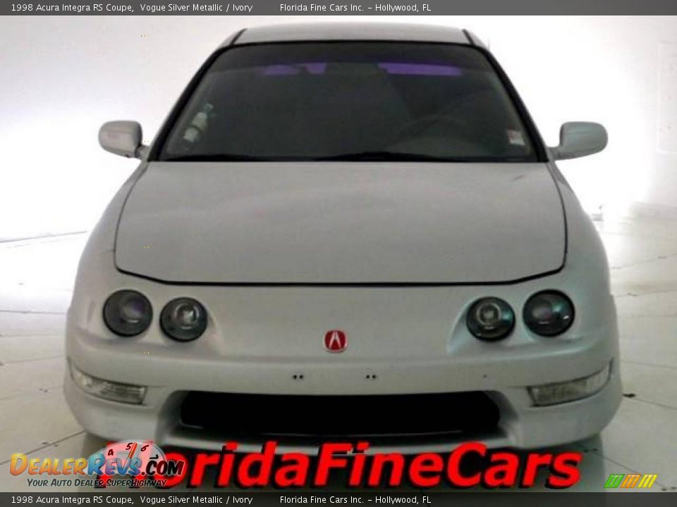 1998 Acura Integra RS Coupe Vogue Silver Metallic / Ivory Photo #5