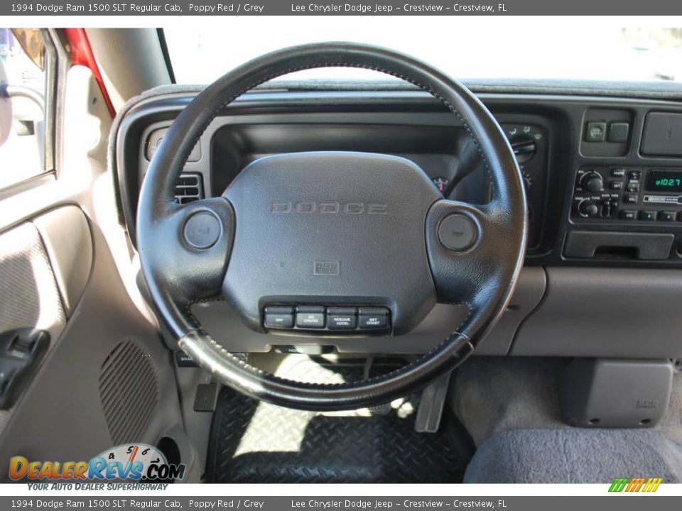 1994 Dodge Ram 1500 SLT Regular Cab Poppy Red / Grey Photo #18