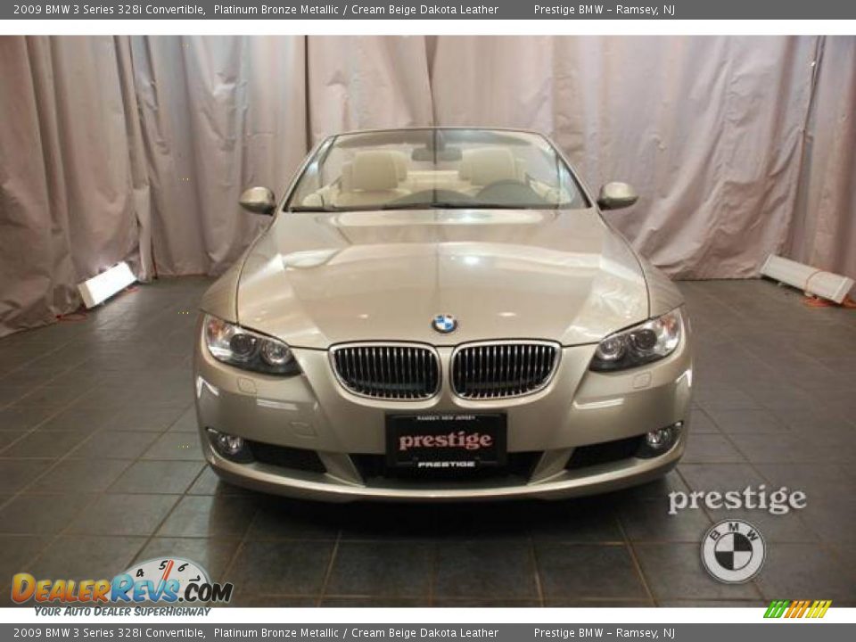 2009 BMW 3 Series 328i Convertible Platinum Bronze Metallic / Cream Beige Dakota Leather Photo #5