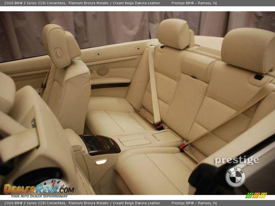 2009 BMW 3 Series 328i Convertible Platinum Bronze Metallic / Cream Beige Dakota Leather Photo #10