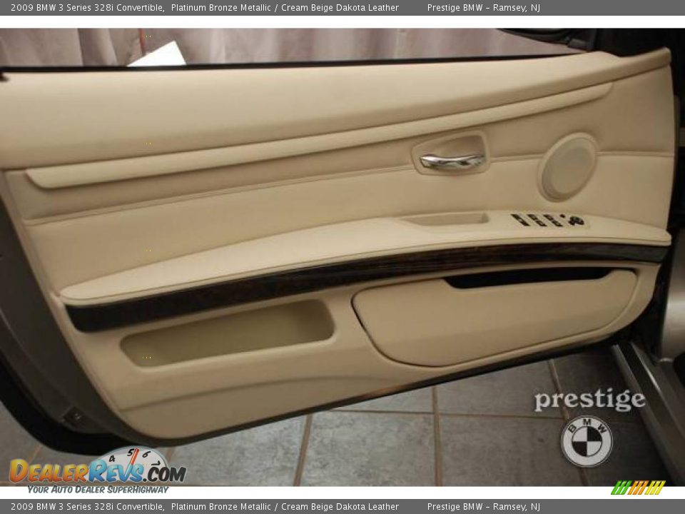 2009 BMW 3 Series 328i Convertible Platinum Bronze Metallic / Cream Beige Dakota Leather Photo #11