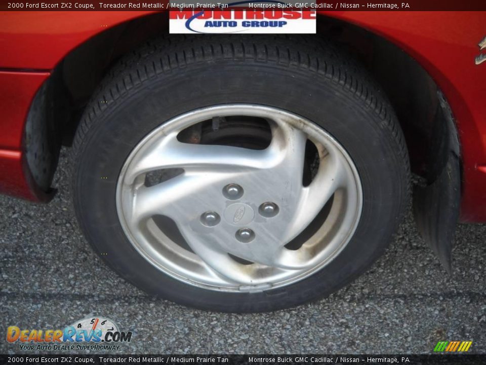 2000 Ford Escort ZX2 Coupe Toreador Red Metallic / Medium Prairie Tan Photo #19