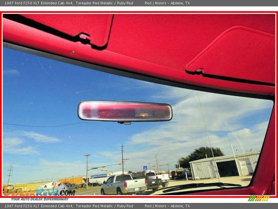 1997 Ford F250 XLT Extended Cab 4x4 Toreador Red Metallic / Ruby Red Photo #24