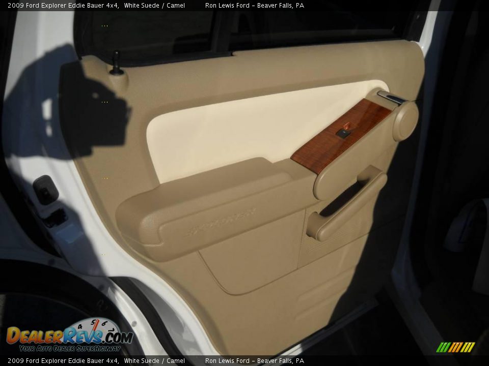 2009 Ford Explorer Eddie Bauer 4x4 White Suede / Camel Photo #11