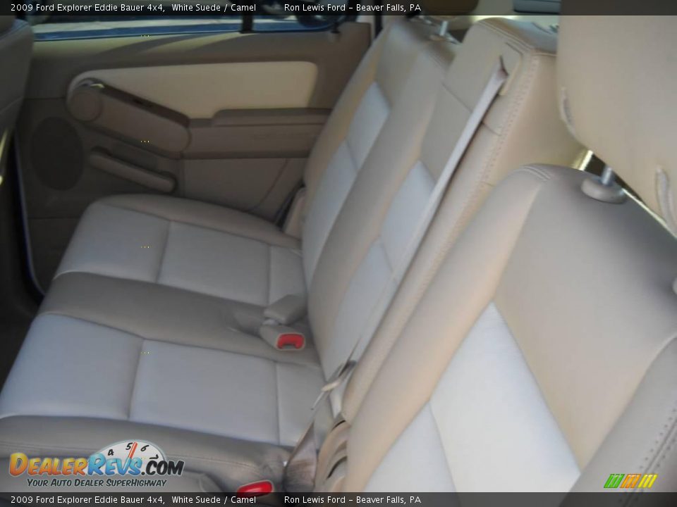 2009 Ford Explorer Eddie Bauer 4x4 White Suede / Camel Photo #13