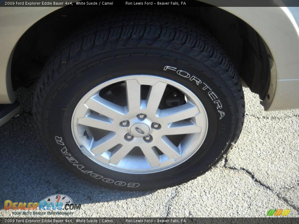 2009 Ford Explorer Eddie Bauer 4x4 White Suede / Camel Photo #15