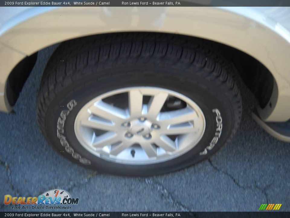 2009 Ford Explorer Eddie Bauer 4x4 White Suede / Camel Photo #17