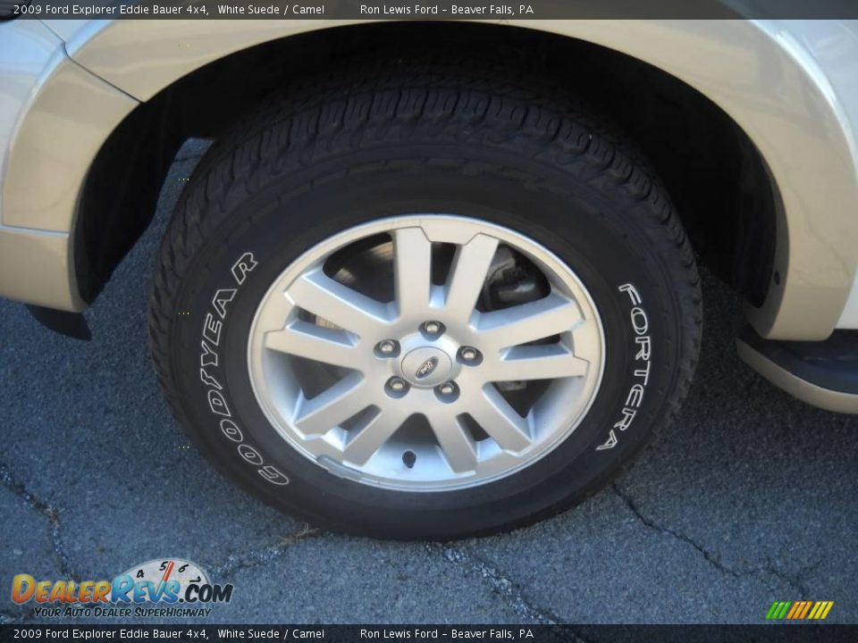 2009 Ford Explorer Eddie Bauer 4x4 White Suede / Camel Photo #18