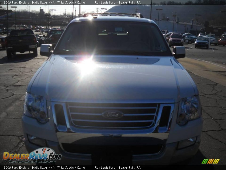 2009 Ford Explorer Eddie Bauer 4x4 White Suede / Camel Photo #20