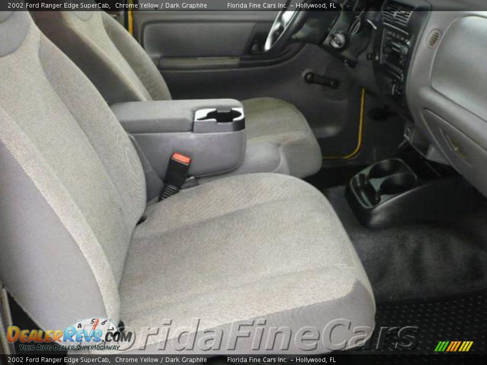 2002 Ford Ranger Edge SuperCab Chrome Yellow / Dark Graphite Photo #11