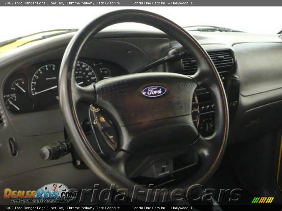 2002 Ford Ranger Edge SuperCab Chrome Yellow / Dark Graphite Photo #12
