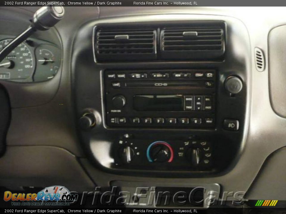 2002 Ford Ranger Edge SuperCab Chrome Yellow / Dark Graphite Photo #13