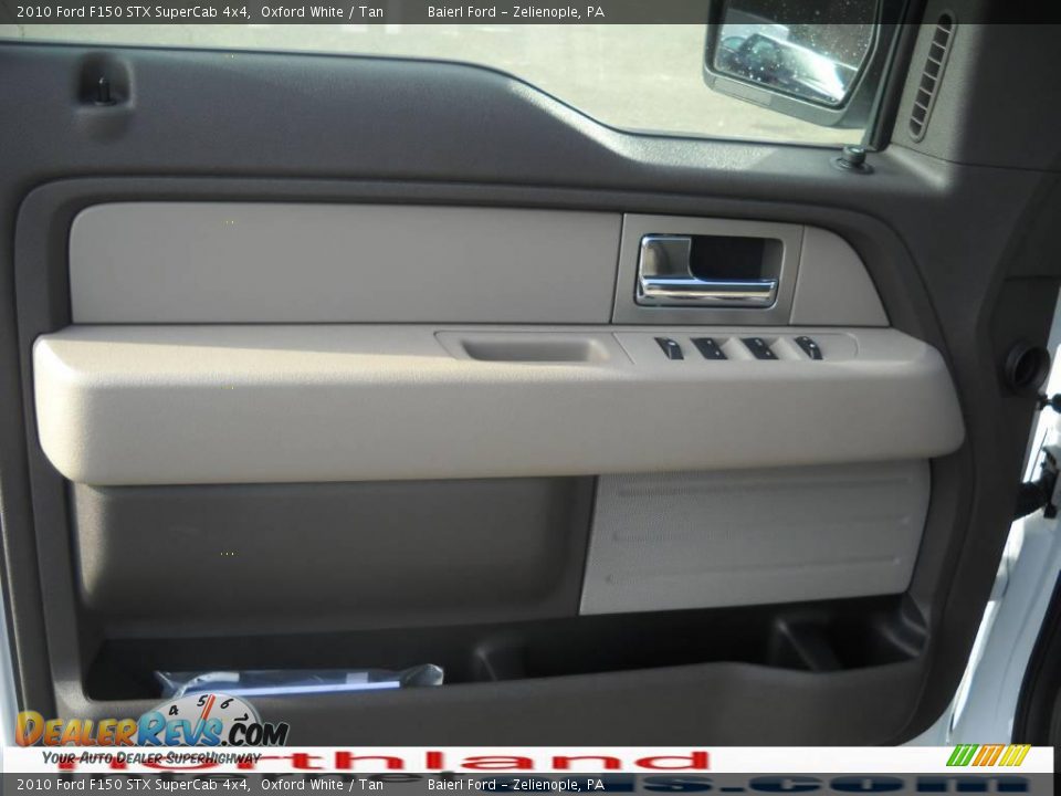 2010 Ford F150 STX SuperCab 4x4 Oxford White / Tan Photo #9