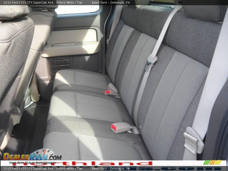 2010 Ford F150 STX SuperCab 4x4 Oxford White / Tan Photo #14