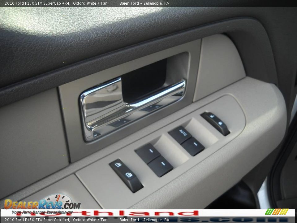 2010 Ford F150 STX SuperCab 4x4 Oxford White / Tan Photo #16