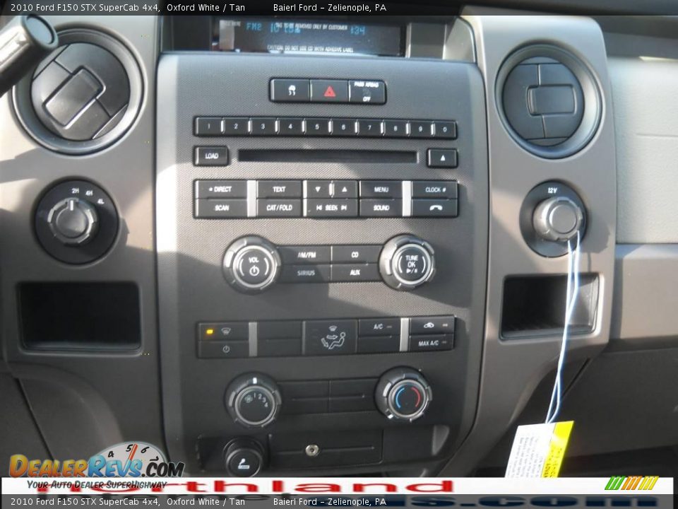 2010 Ford F150 STX SuperCab 4x4 Oxford White / Tan Photo #17