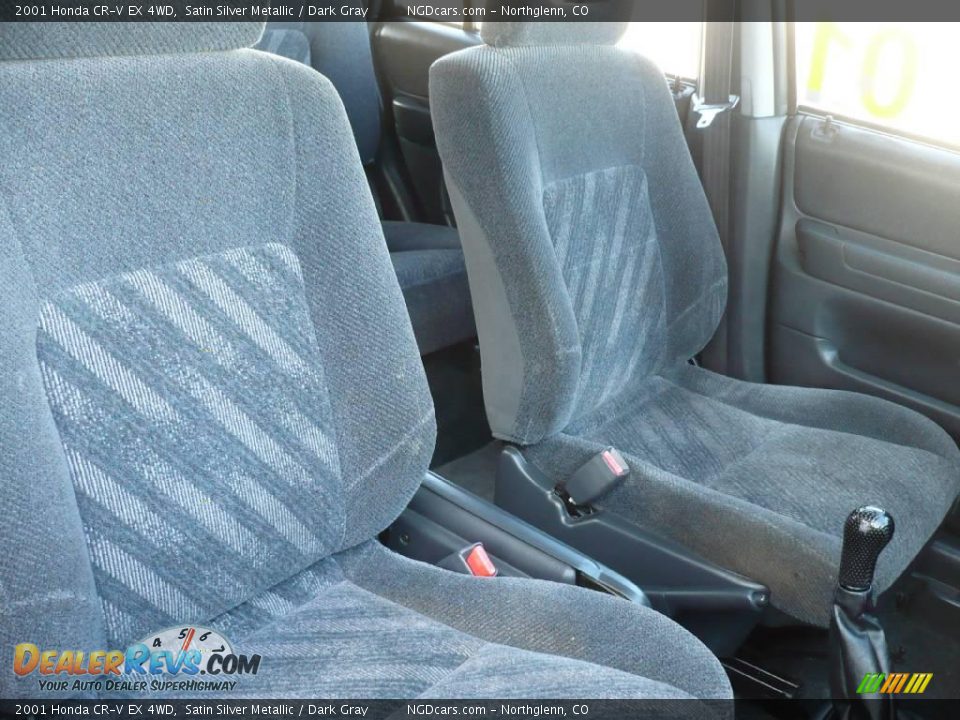 2001 Honda CR-V EX 4WD Satin Silver Metallic / Dark Gray Photo #8