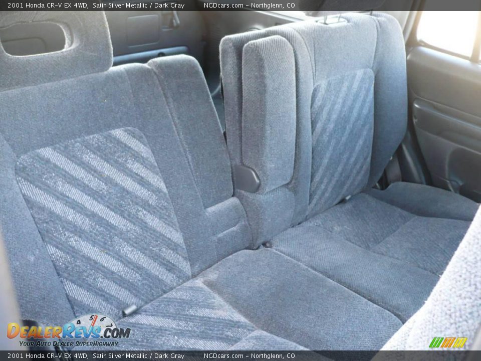 2001 Honda CR-V EX 4WD Satin Silver Metallic / Dark Gray Photo #9