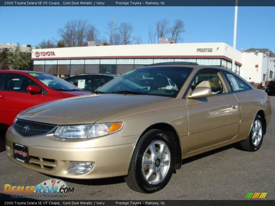 2000 Toyota Solara SE V6 Coupe Gold Dust Metallic / Ivory Photo #1