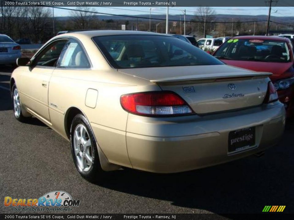 2000 Toyota Solara SE V6 Coupe Gold Dust Metallic / Ivory Photo #4