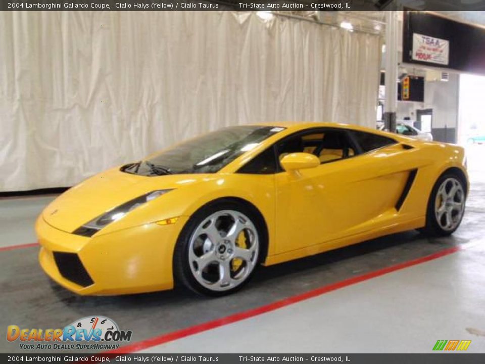 2004 Lamborghini Gallardo Coupe Giallo Halys (Yellow) / Giallo Taurus Photo #1