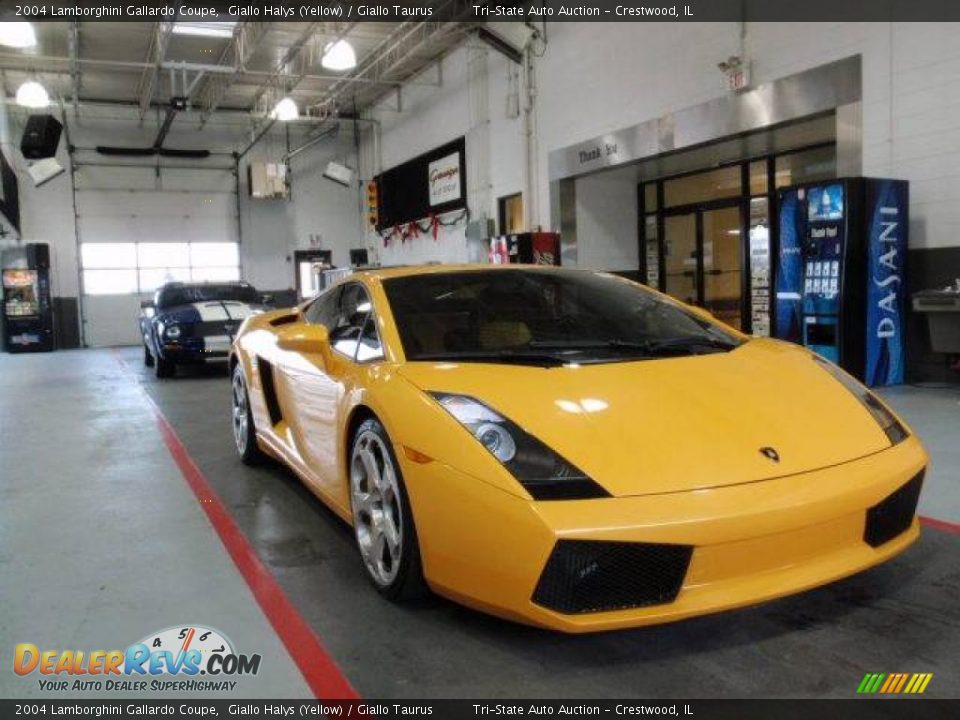 2004 Lamborghini Gallardo Coupe Giallo Halys (Yellow) / Giallo Taurus Photo #2