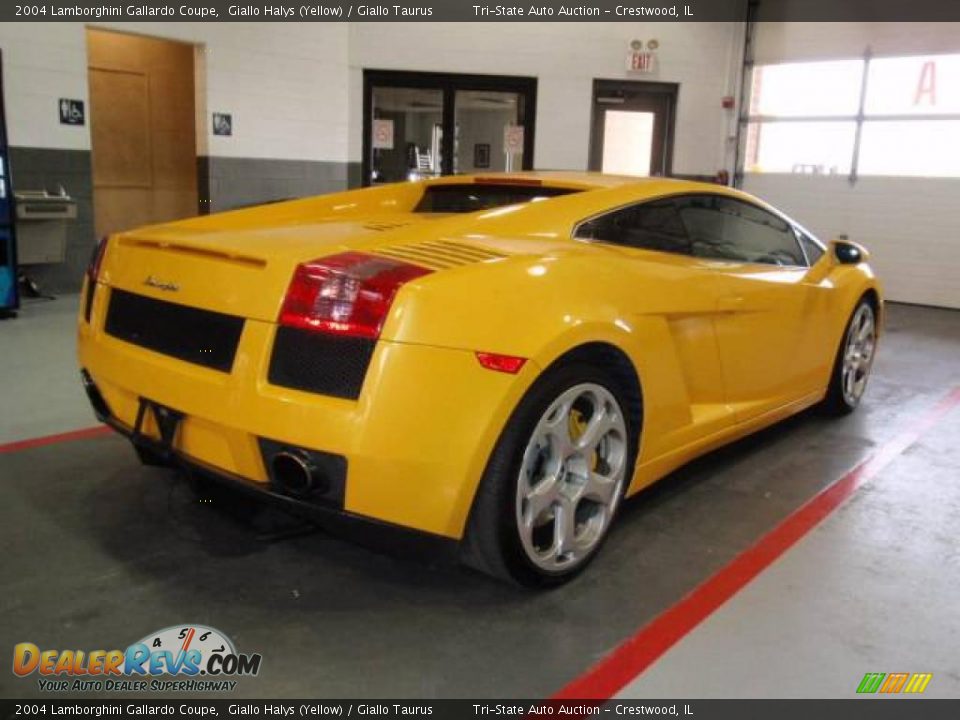 2004 Lamborghini Gallardo Coupe Giallo Halys (Yellow) / Giallo Taurus Photo #4