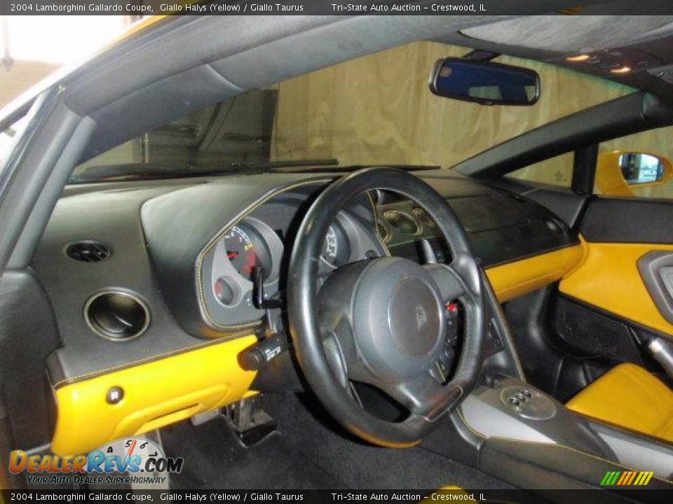 2004 Lamborghini Gallardo Coupe Giallo Halys (Yellow) / Giallo Taurus Photo #16