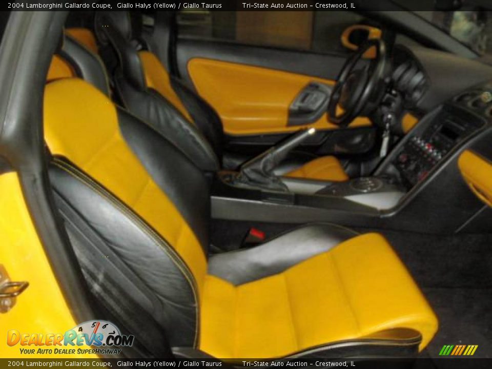 2004 Lamborghini Gallardo Coupe Giallo Halys (Yellow) / Giallo Taurus Photo #28