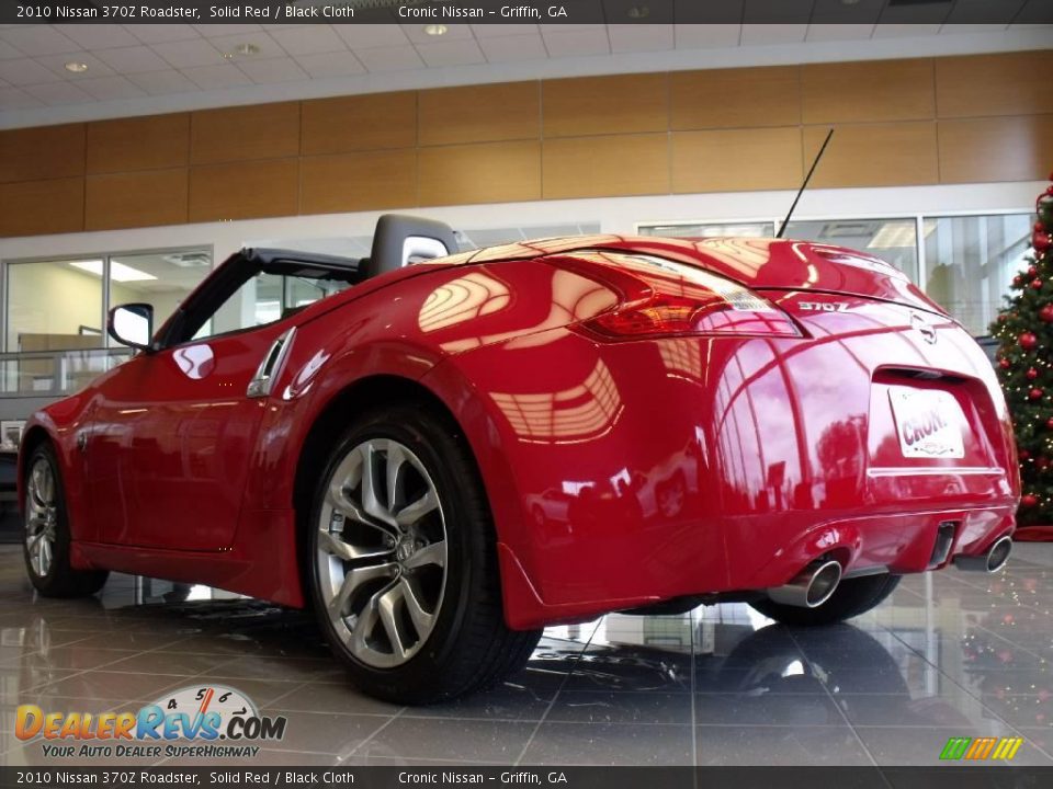 2010 Nissan 370Z Roadster Solid Red / Black Cloth Photo #3