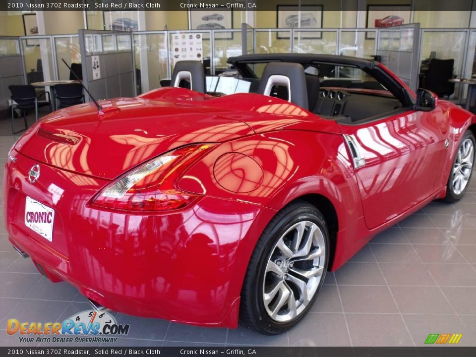 2010 Nissan 370Z Roadster Solid Red / Black Cloth Photo #5