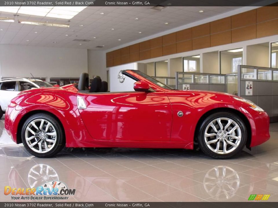 2010 Nissan 370Z Roadster Solid Red / Black Cloth Photo #6