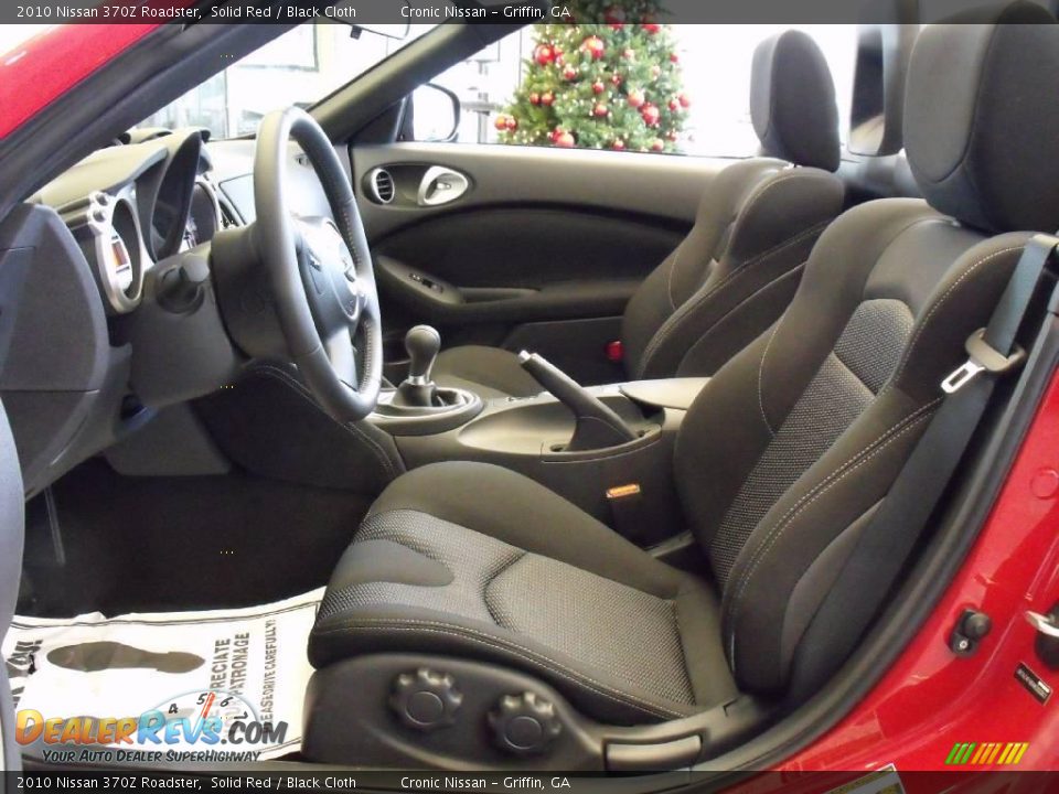 2010 Nissan 370Z Roadster Solid Red / Black Cloth Photo #11