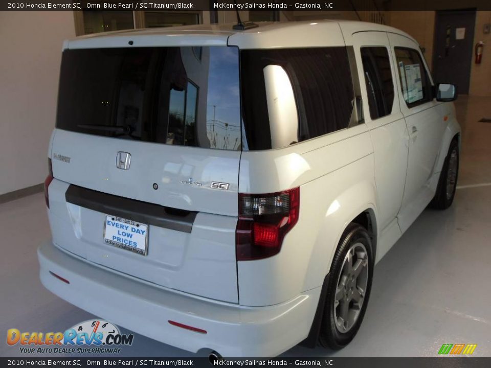 2010 Honda Element SC Omni Blue Pearl / SC Titanium/Black Photo #4