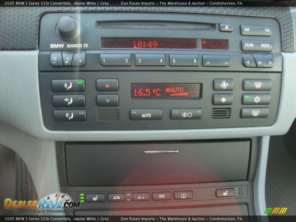 2005 BMW 3 Series 330i Convertible Alpine White / Grey Photo #32