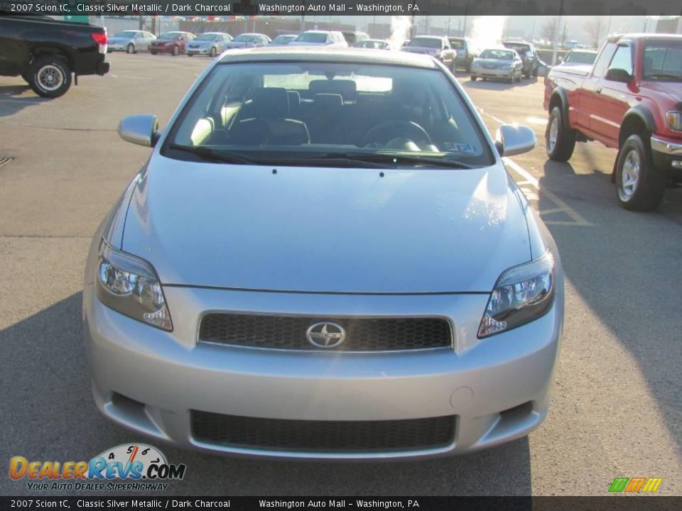 2007 Scion tC Classic Silver Metallic / Dark Charcoal Photo #8