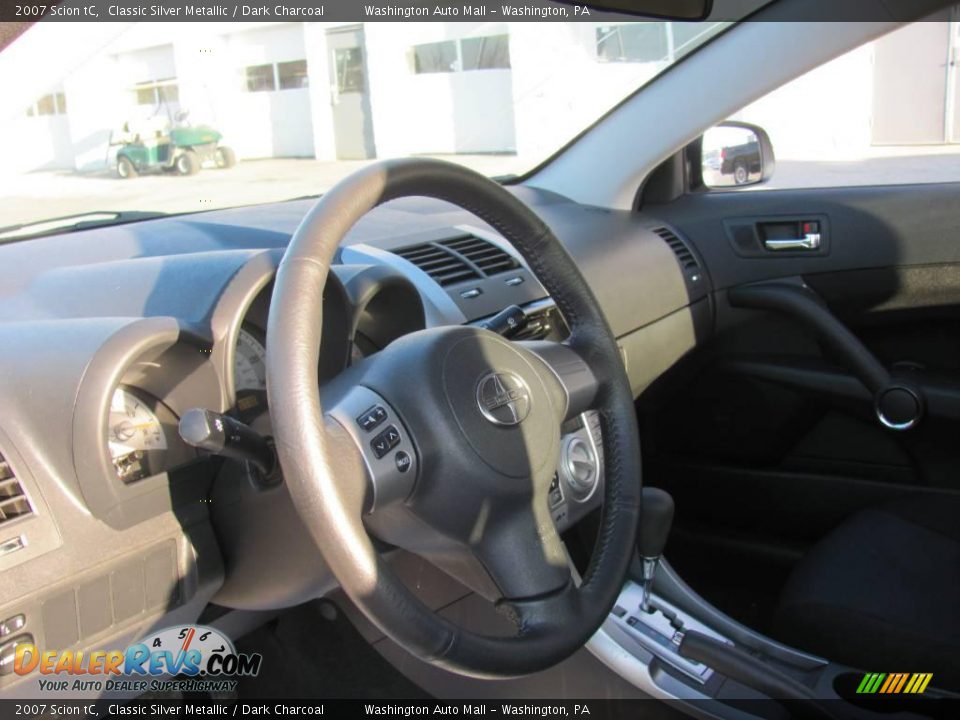 2007 Scion tC Classic Silver Metallic / Dark Charcoal Photo #10