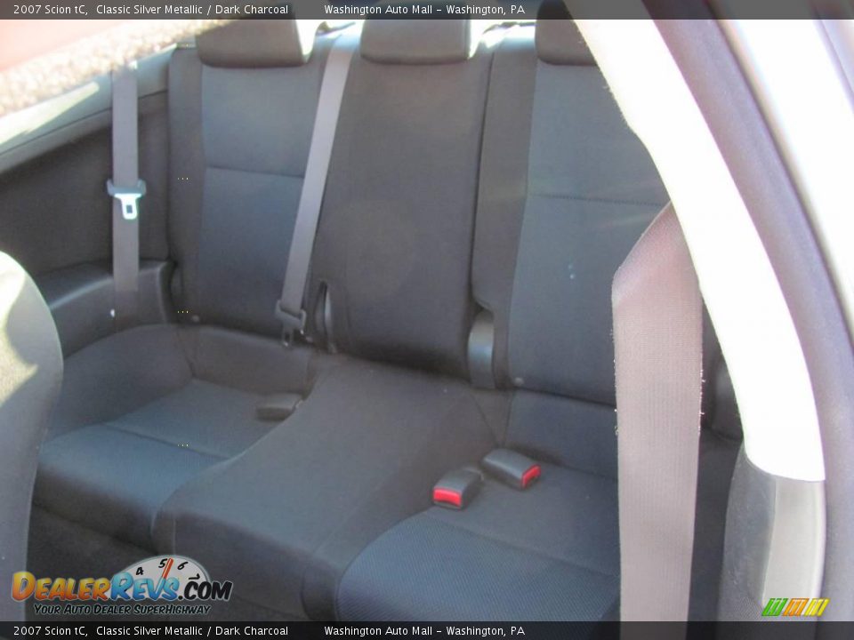 2007 Scion tC Classic Silver Metallic / Dark Charcoal Photo #11