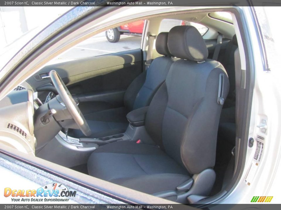 2007 Scion tC Classic Silver Metallic / Dark Charcoal Photo #12